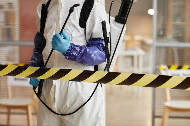 Professional Blood Cleanup technician working in De Witt, NY
